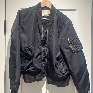 Aritzia Wilfred Free black bomber jacket size M